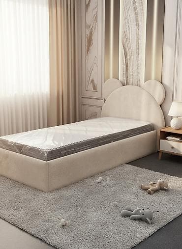 madera mebel: Oğlan və qız üçün, Yeni, Çarpayı, Bazasız, Matras ilə, Siyirməsiz — 1