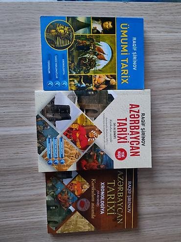 Raqif Şirinov – Tarix üzrə kitab dəsti Dəstə daxildir: - Ümumi Tarix