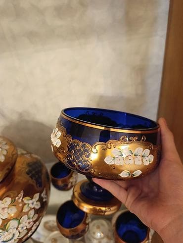 Çay dəsti, rəng - Qızılı, 11 nəfərlik — 4