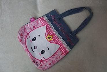 Heloo kittyli çanta az istifadə olunub