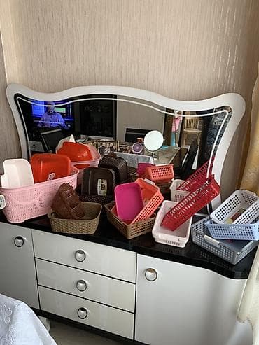 ofis aksesuar: 15 ədəd Plastik təşkilat səbətləri və qabları dəsti Hamısını birlikdə — 1