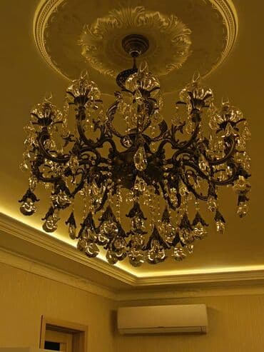 Şamdanlar: Çılçıraq, 10 və daha çox lampa, Metal — 1