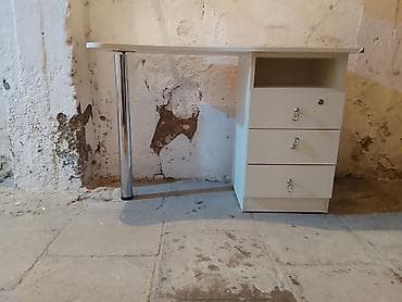 Sifarişlə ofis mebeli: Düz masa, Stulsuz, Polkalı, Siyirməli, Sadə laminat — 2