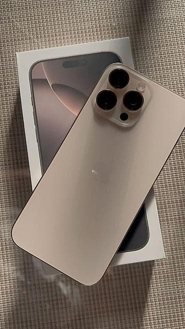 IPhone 16 Pro Max, 256 GB, Desert Titanium, Face ID — 1