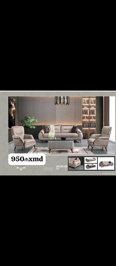 islenmis dolab satilir: Yeni, Divan, 2 kreslo — 1