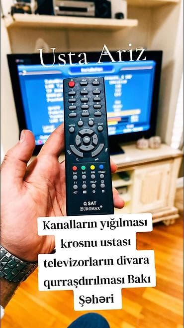 mini televizor: Krosnu ustası Kanalların yığılması Televizorların divara — 2