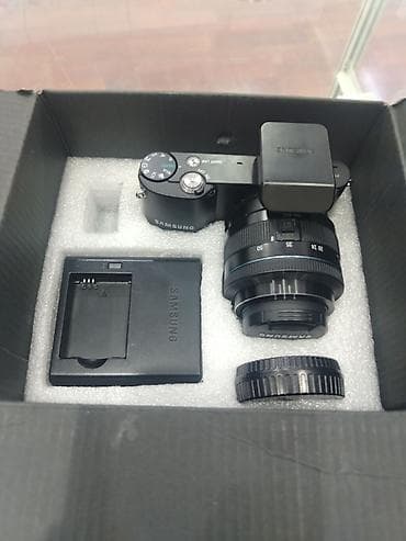 isti: Samsung NX1000 hibrid fotoaparat dəsti - Gövdə: Samsung NX1000 (APS‑C — 1