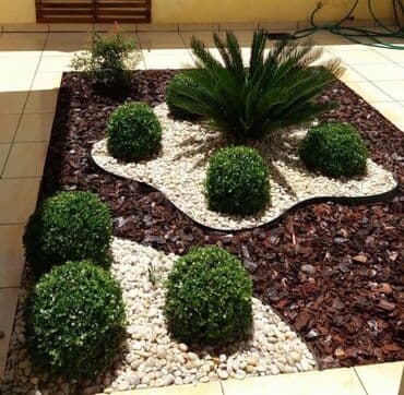 ağ dırnaq modelleri: Landşaft dizayin ummi abadliq qazon agaclar gul ciceklerlə bağlarin — 18