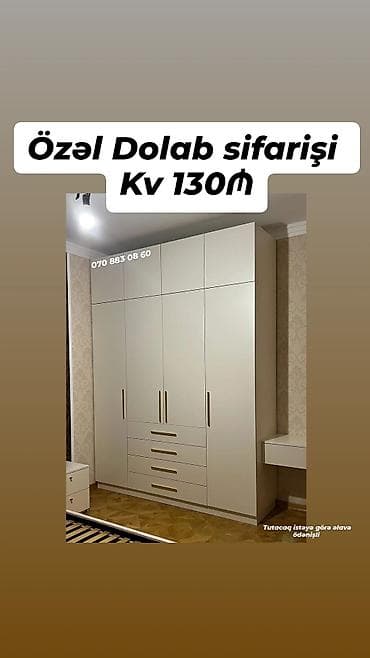 Düz dolab, Yataq otağı üçün, Qarderob, Açılan, Korpuslu, 5 qapı lalafo.az -da Düz dolab, Yataq otağı üçün, Qarderob, Açılan, Korpuslu, 5 qapı