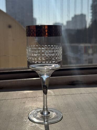 богемское стекло фужеры: Qədəhlər, 6 ədədli dəst, Çexiya — 3