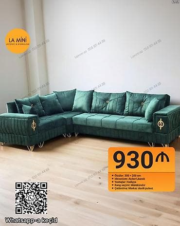 parca kesen: Künc divan, Açılan, Bazalı, Vеlur parça, Şəhərdaxili pulsuz çatdırılma — 1