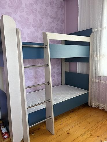 nerdivan nedir: İki mərtəbəli uşaq çarpayısı - Model: iki mərtəbəli, inteqrə olunmuş — 1
