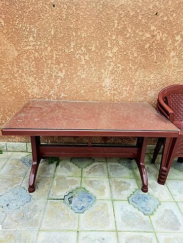 tamet dasi: Yeni, Dördbucaq masa, Açılmayan, Stullar ilə, Plastik — 1