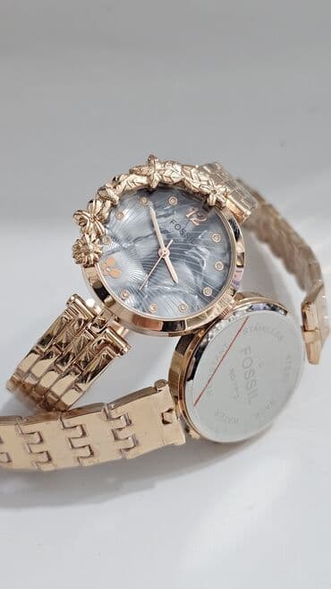 curren saatlari: Yeni, Qol saatı, Fossil, rəng - Ağ — 1