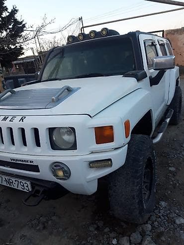 disk qabı: Hummer H3, ağ rəng, off-road üçün təkmilləşdirilmiş komplektasiya — 3