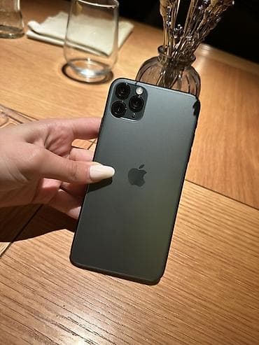 i̇phon: IPhone 11 Pro, Matte Midnight Green, Face ID — 2