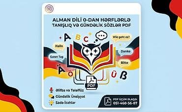 İdman və hobbi: Məhsul: “Yaradıcı Alman Dili” PDF kitabı Təsvir: - Alman dilinə 0-dan — 4