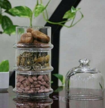 3 d qelem: 3 mertebeli şüşe qab
Türkiye istehsalı — 1