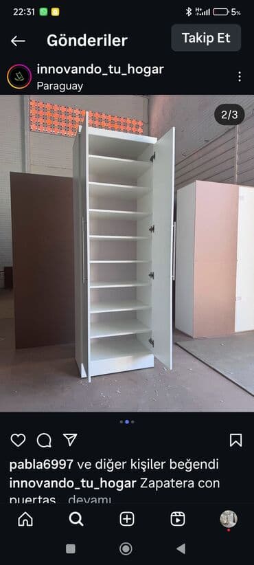 угловой шифоньер в спальню: Новый, Распашной, 2 двери Прямой шкаф, Гардеробный шкаф, Азербайджан — 14