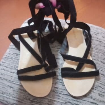 босоножки новые 36 размер: Zara, Размер: 37, цвет - Черный, Новый — 3