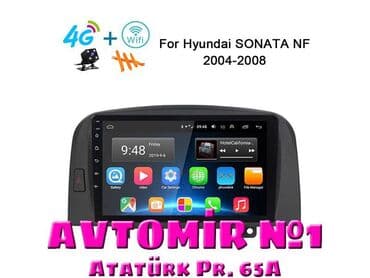 sonata monitoru: Hyundai sonata 2004-2008 android monitor 🚙🚒 ünvana və bölgələrə — 1