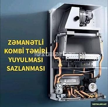 dayə iş: Xidmət: Kombi təmiri, yuyulması və sazlanması (zəmanətlə) Təsvir: - — 1