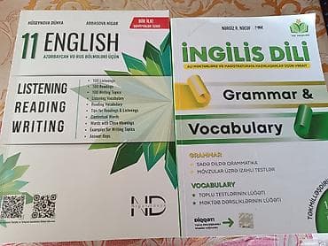 İngilis dili hazırlıq kitabları satılır Vəziyyəti: Çox səliqəli — 1