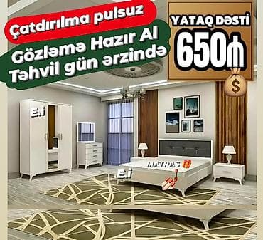 Yataq otağı dəsti rəng seçimi var lalafo.az -da Yataq otağı dəsti rəng seçimi var