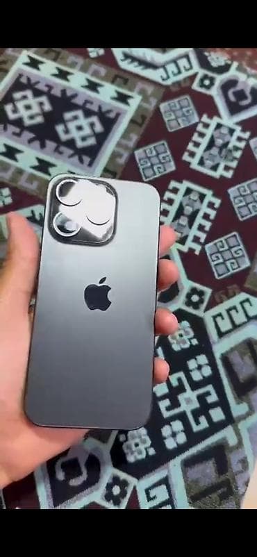 internet mini modem: IPhone 15 Pro, 256 GB, Graphite, Qırıq — 1