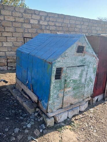 goyərcin yuvaları: Taxta quşxana/yuvalıq - Material: taxta və metaldan hazırlanmış — 2