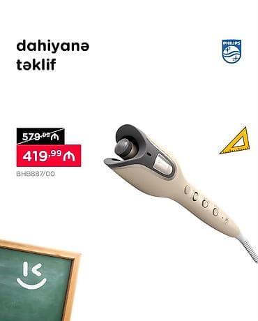 su dalgasi fen: Philips avtomatik buruq maşını – model BHB887/00 - Avtomatik saç — 1