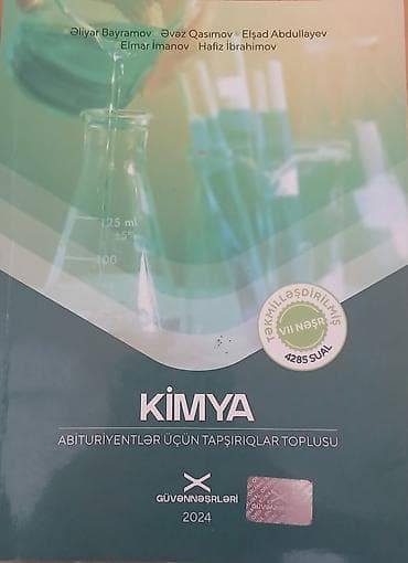Məhsul: “Kimya – Abituriyentlər üçün tapşırıqlar toplusu” Nəşr — 1