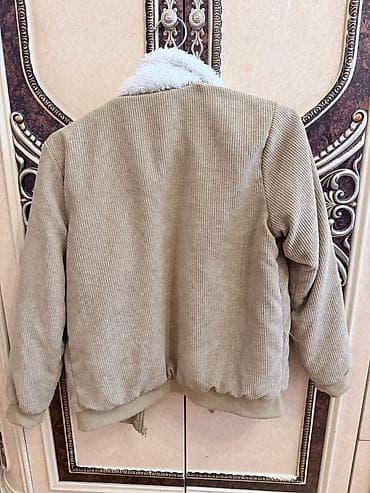 Qışlıq korduroy gödəkçə - Material: yumşaq, xətli (korduroy) parça - — 4