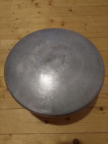 aluminum list: Qazan, rəng - Gümüşü, Alüminium, 5-dən çox l, 34 sm, SSRİ — 3