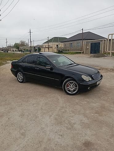 kridit maşınlar: Mercedes-Benz C-Class (W203) sedan - Kuzov: qara rəng, 4 qapı, sedan — 4