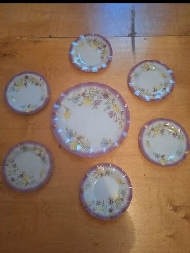 Tort və şiriniyyat qabı, rəng - Bənövşəyi, Farfor lalafo.az -da Tort və şiriniyyat qabı, rəng - Bənövşəyi, Farfor