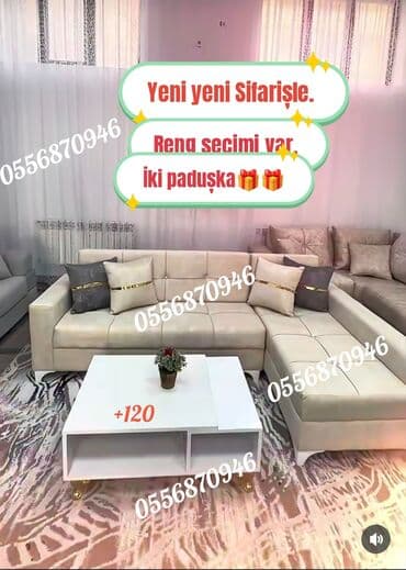 kepenek masa: Künc divan, Yeni, Açılan, Bazalı, Parça, Şəhərdaxili pulsuz çatdırılma — 2