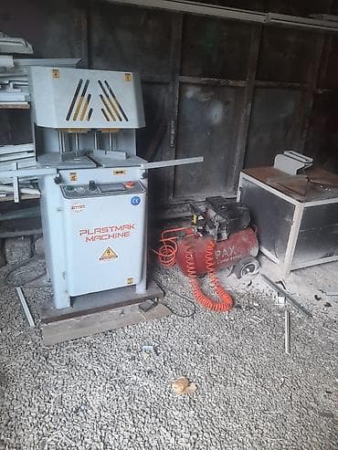2 ci el konteyner: Plastik qapı pəncərə düzəltmək üçün avadanlıq satılır hərbirşeyi — 2