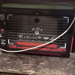 işlenmiş qaz peçi: Duxovka Itimat, Elektrik, rəng - Qırmızı, Ayrıca dayanan — 1