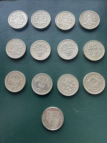 1 Funt sterlinq, 1983 il, Nikel, Vəziyyəti: Yaxşı — 1