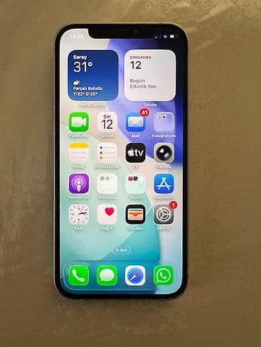 pes 21 disk: IPhone 12, 128 GB, Gümüşü, Face ID — 2