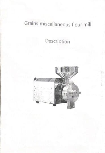 yem uden: Taxıl və müxtəlif dənli bitkilər üçün unüyüdən (Grains miscellaneous — 1