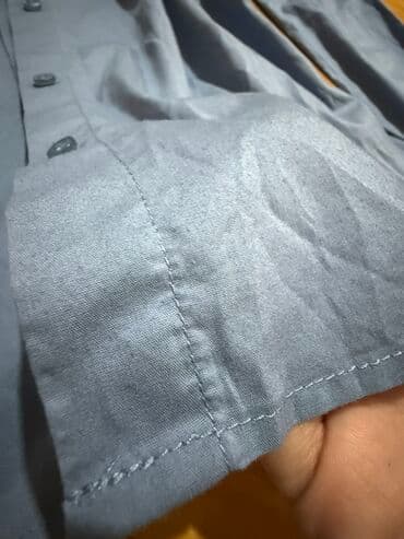 3 duymə koynək: Qadın köynəyi – Zero brendi - Rəng: mavi - Model: klassik uzunqol — 3