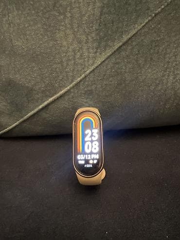 m6 saat: İşlənmiş, Smart qolbaq, Xiaomi, rəng - Qızılı — 2