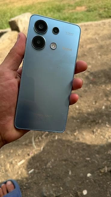 moto usda: Redmi Note 13, 256 GB, rəng - Göy, Barmaq izi — 2