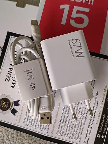 Simsiz şarj cihazı Xiaomi, > 20 Vt, Yeni