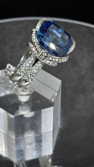 585 prob qızıl qiymeti: Üzük, Gümüş, Sapfir — 8