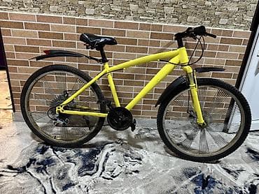 zigzag velosiped: Sarı rəngli dağ/şəhər tipli velosiped - Gövdə: yüngül materiallı — 1