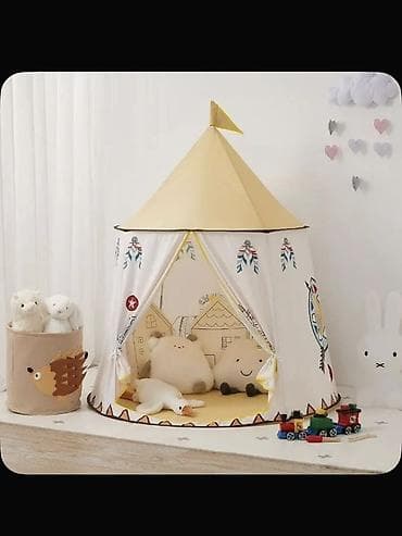 Музыкальные инструменты: Uşaq üçün çarpayı və oyun çadırı Çarpayı səliqəli vəziyyətdədir — 3