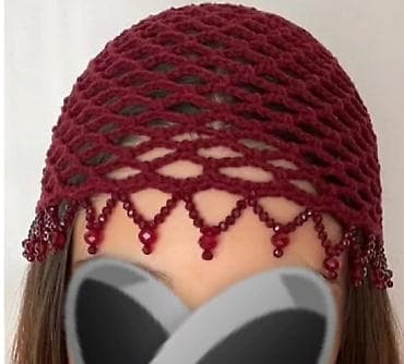 Şəxsi əşyalar: Xəzinə üslubunda toxunma saç toru (crochet hair cap) - Model: əl işi — 3